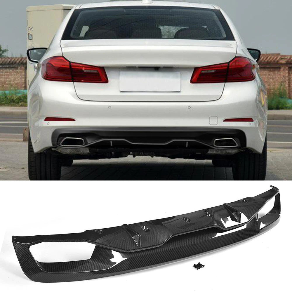 Rear Bumper Lip Diffuser Spoiler for BMW 5 Series G30 Standard Sedan 2017 2018