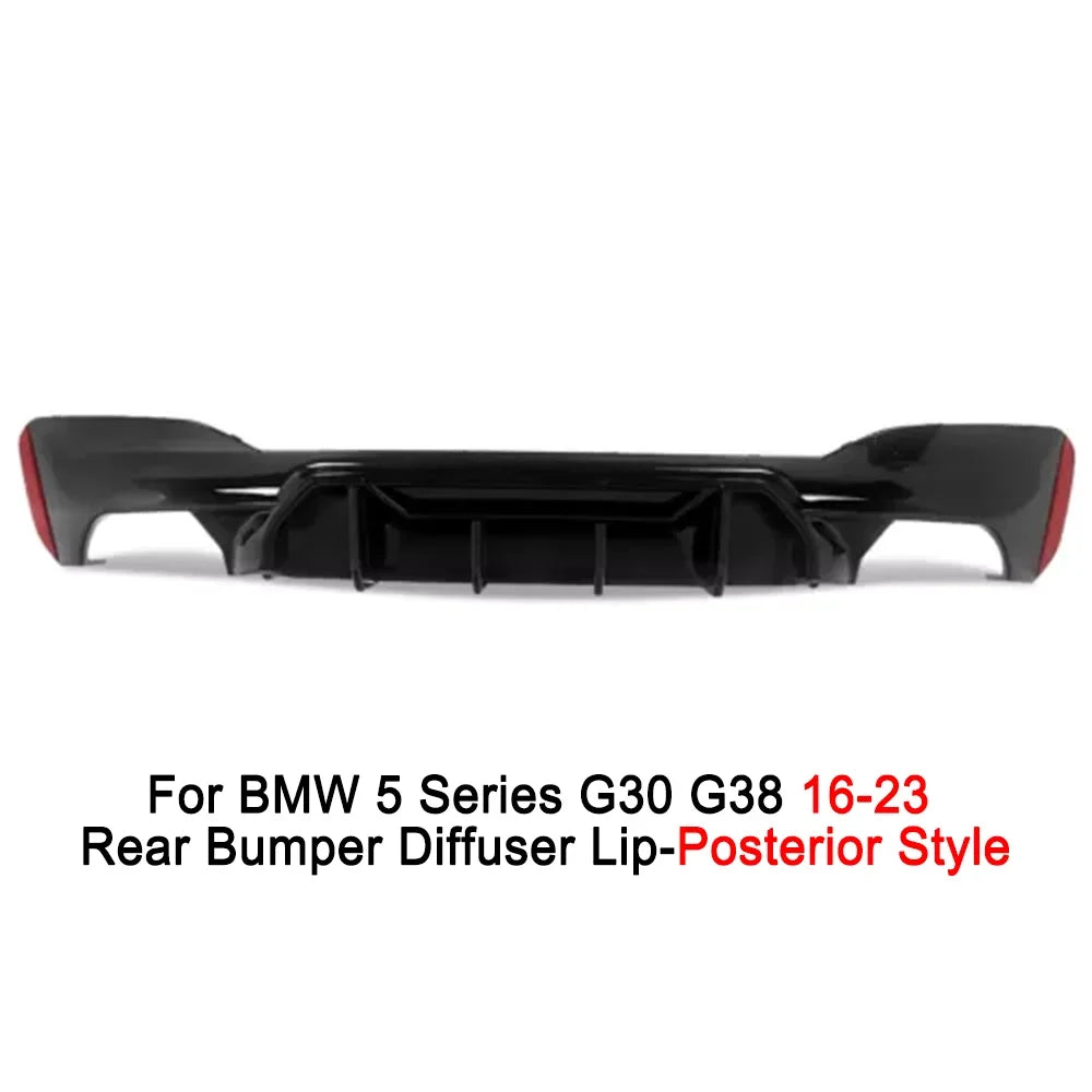 G30 G38 -M- Diffuser Rear Bumper Lip for BMW 5 Series 5 Years 16-23