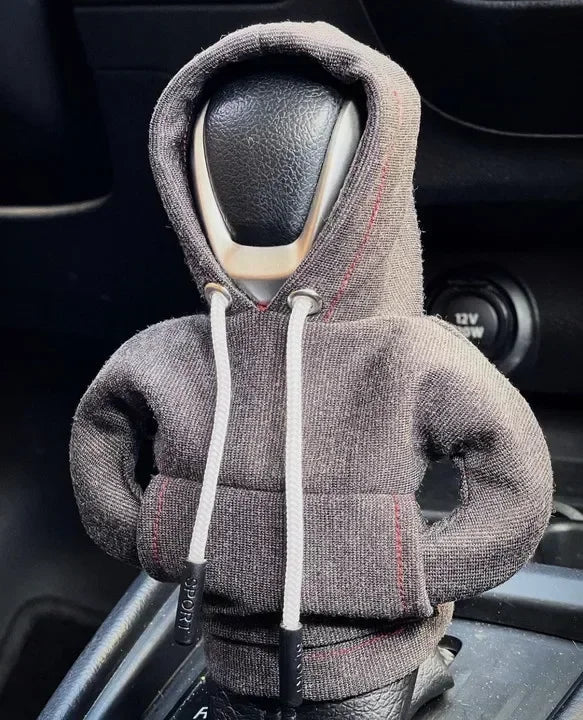 Fashion Hoodie Car Shift Knob Cover Manual Handle Gear Lever Decoration Hoodie