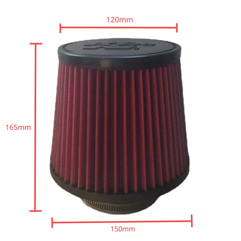 Car Intake Air Filter for K＆N High Flow Cone