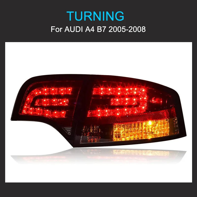 1 Pair LED Tail Light Assembly for AUDI A4 B7 2005-2008 LED Taillight