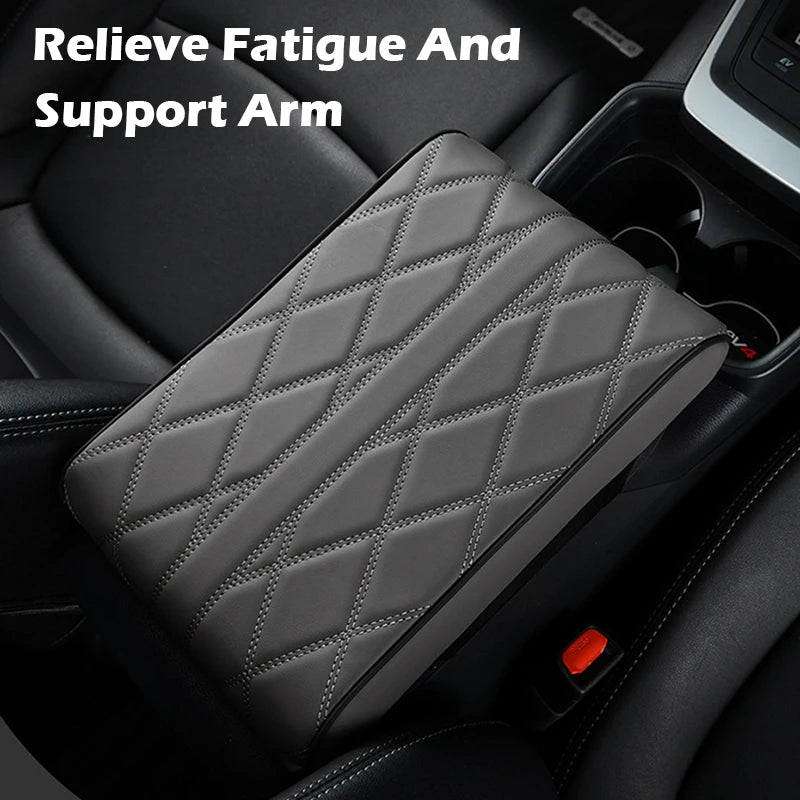 Car Armrest Box 5cm Thicken Cushion Soft Memory Foam Center Console Arm Rest