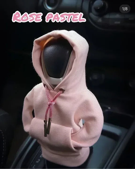 Fashion Hoodie Car Shift Knob Cover Manual Handle Gear Lever Decoration Hoodie