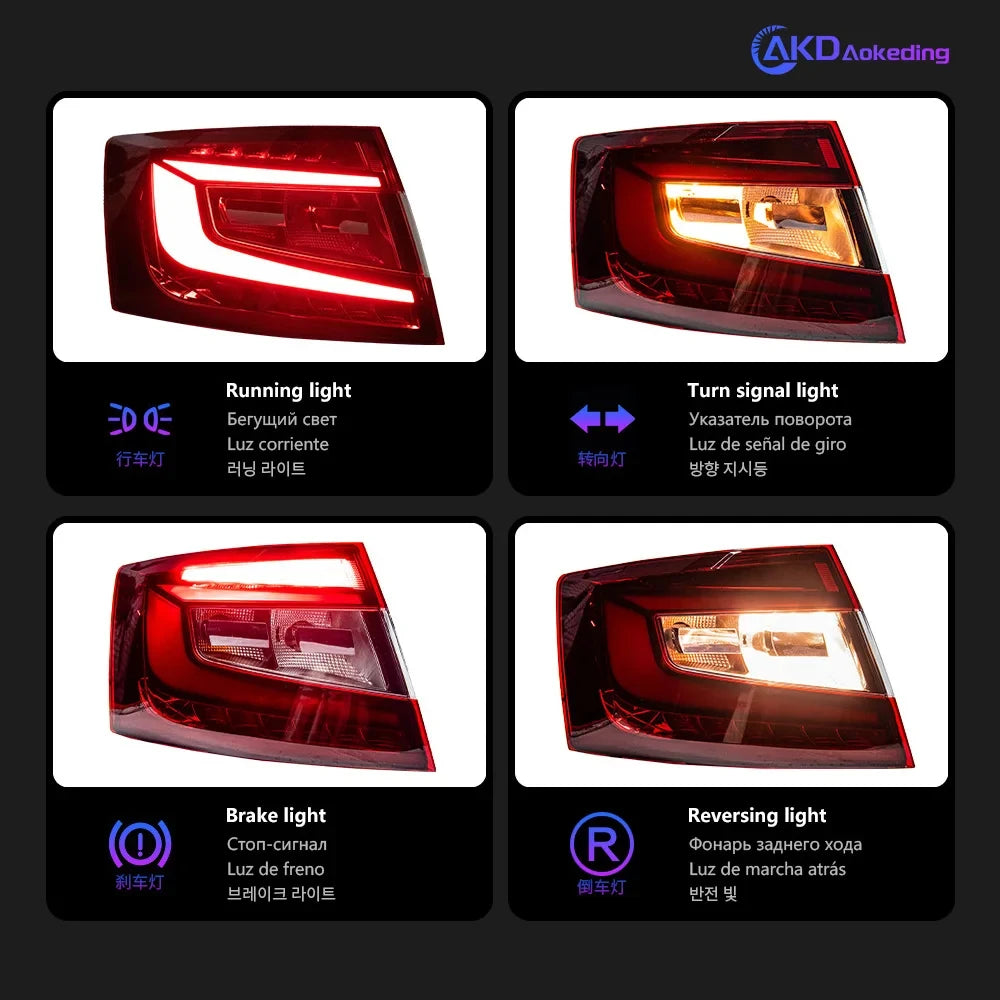 Skoda Octavia LED Taillight 2015-2017