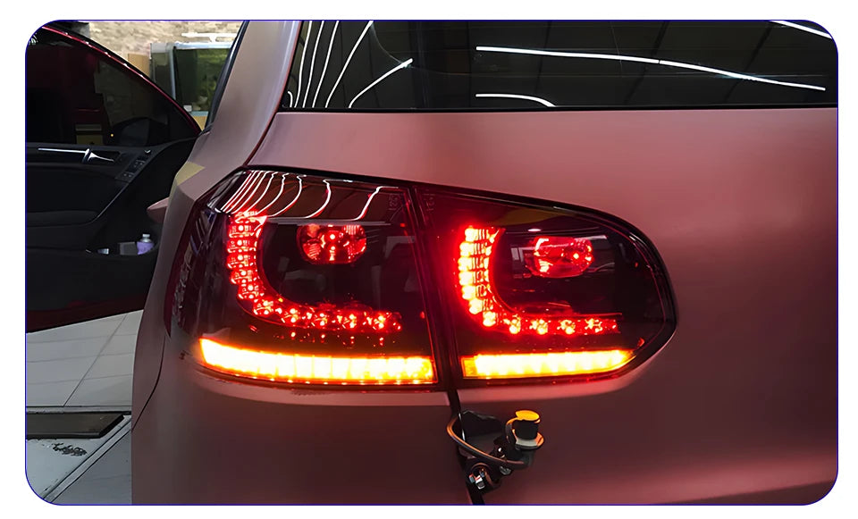 VW Golf 6 MK6 R20 2010 2011 2012 High Quality LED Taillight Assembly