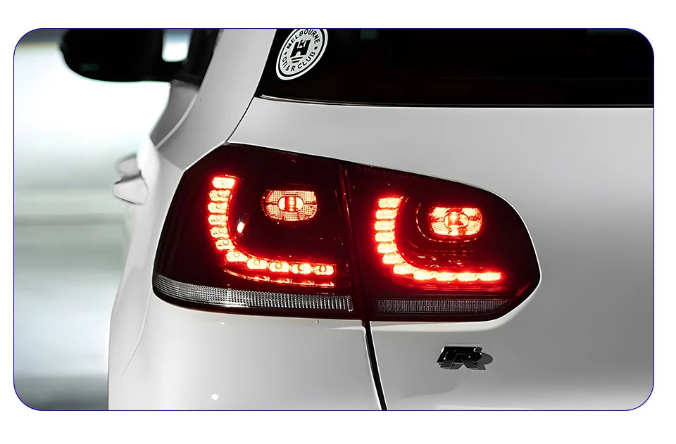 VW Golf 6 MK6 R20 2010 2011 2012 High Quality LED Taillight Assembly