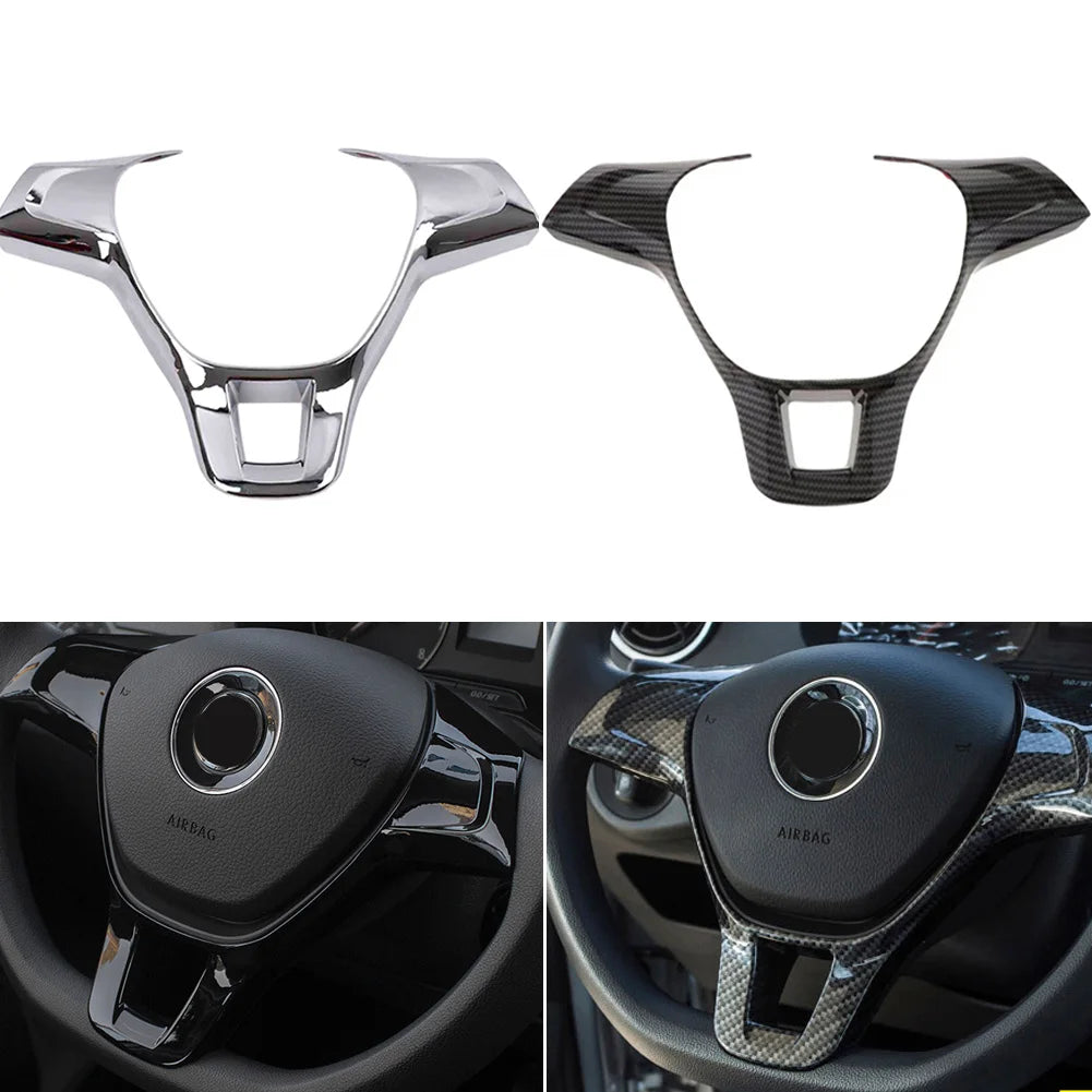 Car Steering Wheel Trim for Volkswagen VW Golf 7 GTI MK7 POLO 2015 Jetta MK6 2015 2016