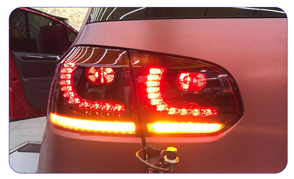 VW Golf 6 MK6 R20 2010 2011 2012 High Quality LED Taillight Assembly