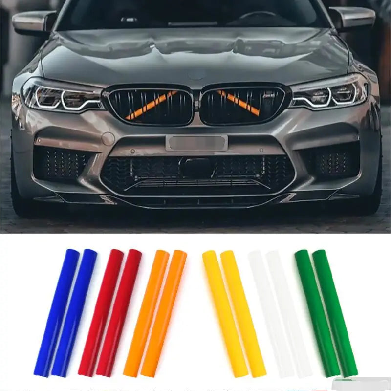 Sport Sticker Car Front Grille Nose Trim Air Inlet Bar Strip Vent For BMW F20 F21 F22 F23 F30 F31 F32 F33 F44 F45 1 2 3 4 series