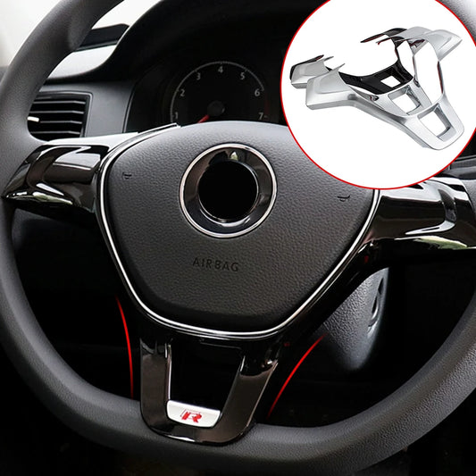 Car Steering Wheel Trim for Volkswagen VW Golf 7 GTI MK7 POLO 2015 Jetta MK6 2015 2016