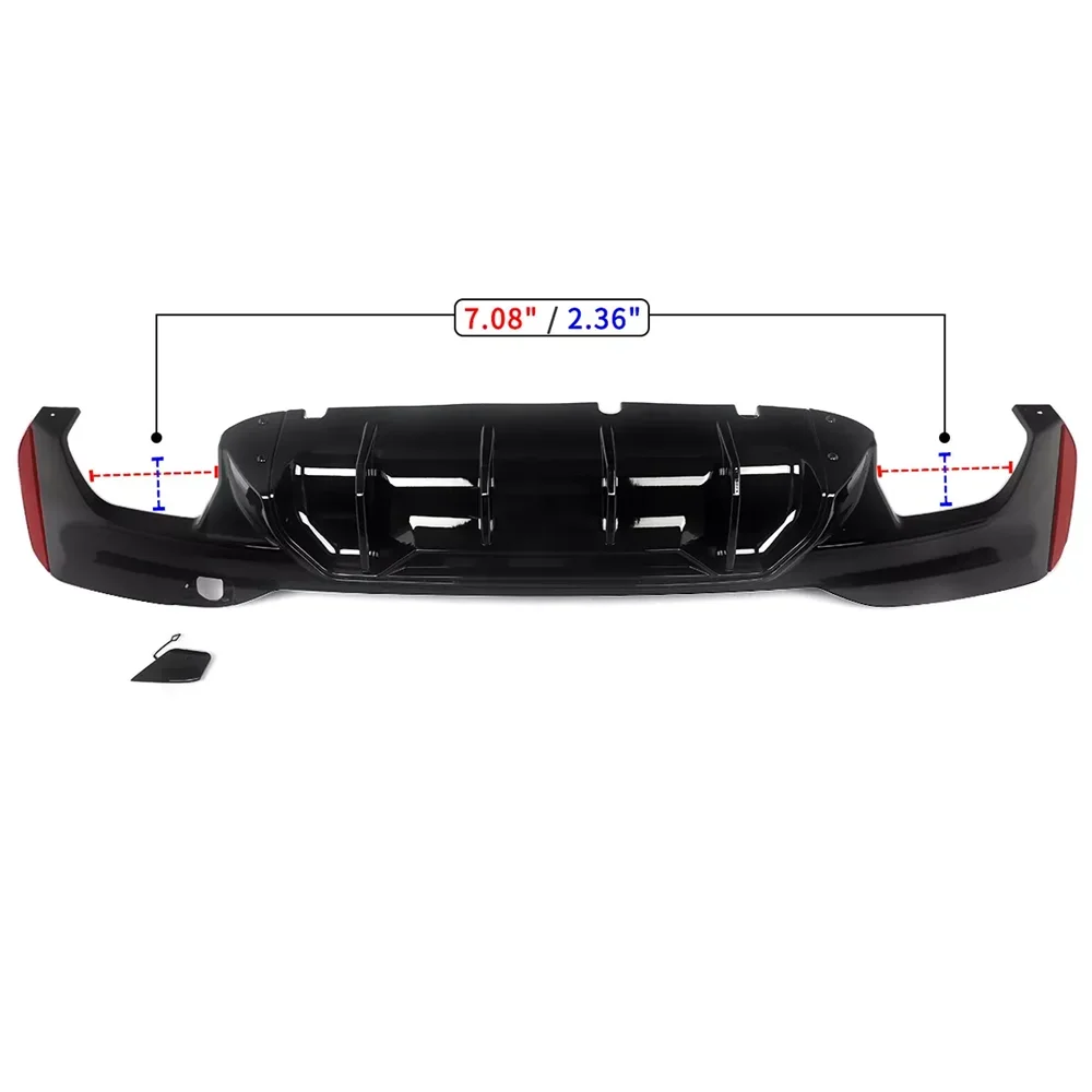 G30 G38 -M- Diffuser Rear Bumper Lip for BMW 5 Series 5 Years 16-23