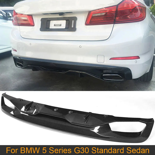 Rear Bumper Lip Diffuser Spoiler for BMW 5 Series G30 Standard Sedan 2017 2018